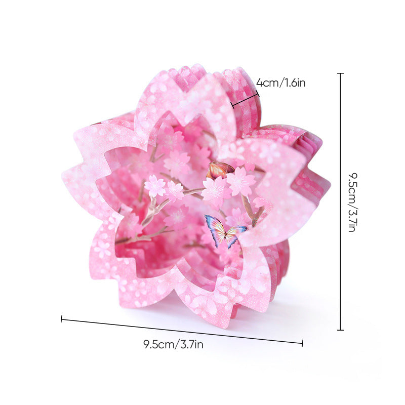 Moederdag 3D-bloemenkaart, uniek aandenken voor haar