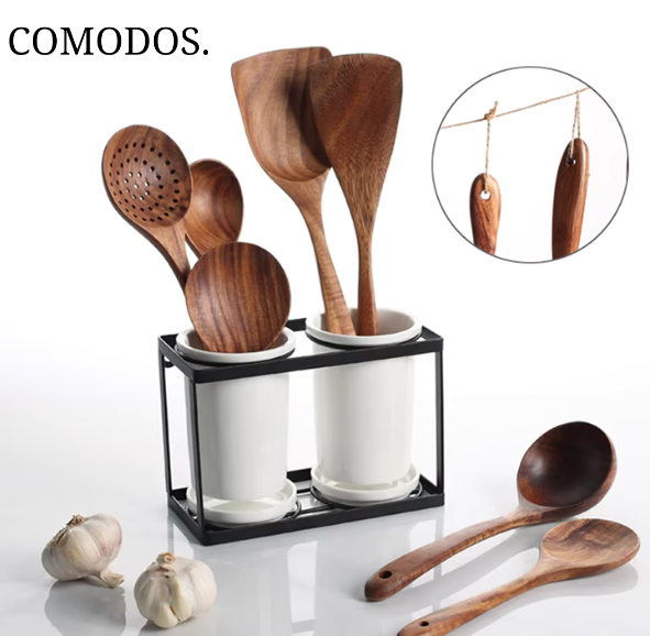 WoodCraft Elite™ Bestekset | Tijdloze Elegantie Ontmoet Culinair Meesterschap