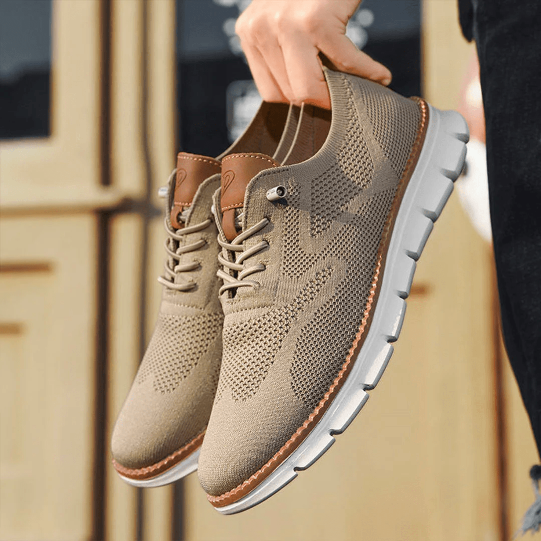Ademende en ultracomfortabele herensneakers in minimalistisch design – Elias