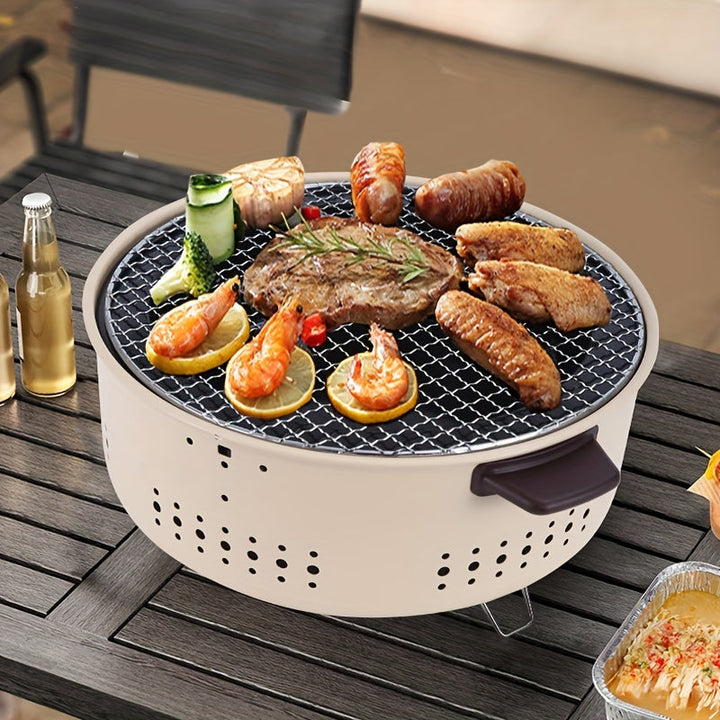 Opvouwbare RVS Houtskoolbarbecue voor Buiten
