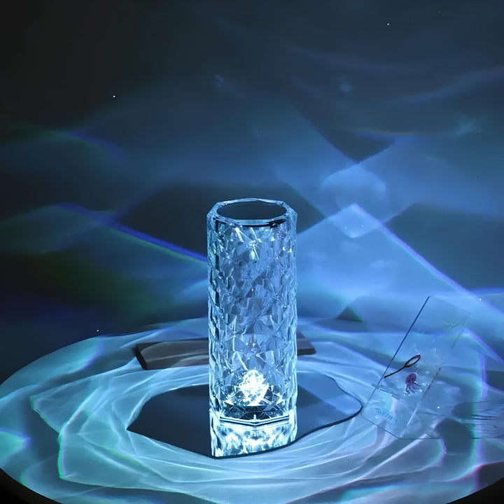 Elegante kristallen LED-lamp met 16 kleuropties en afstandsbediening