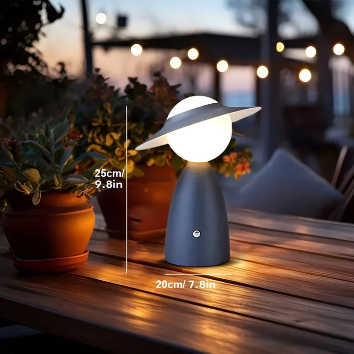 GlowLite - Draagbare LED Tafellamp met Draadloze Oplaadfunctie