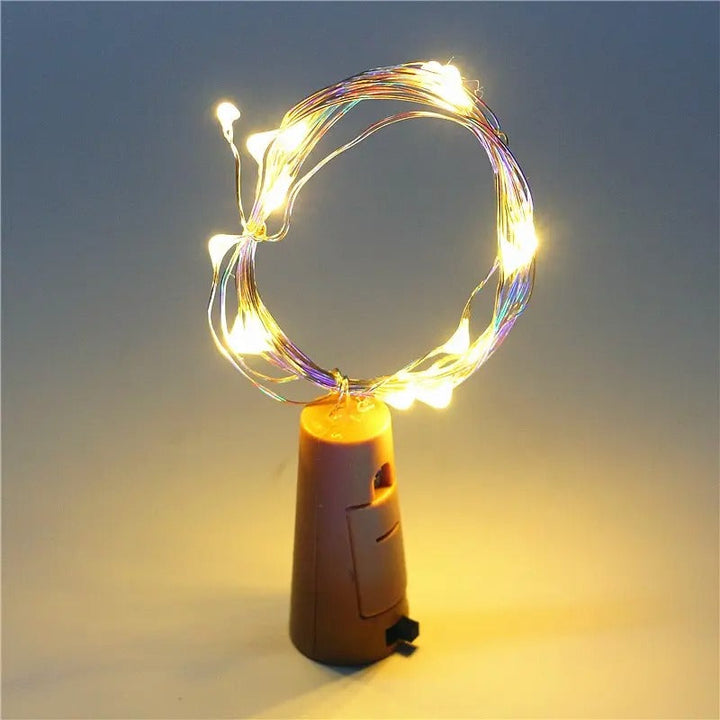 MagicLights - LED Fles Kurk Sfeerlampjes Voor Warme Sfeerdecoratie