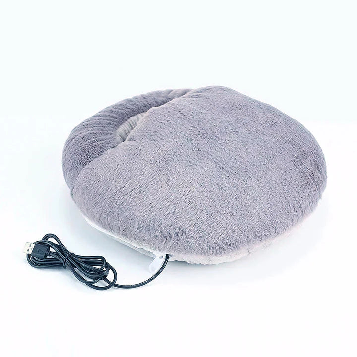 Elektrische voetenwarmer XL met instelbare warmte en wasbare voering