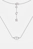 Zachte glans witgouden ketting met delicate schakel