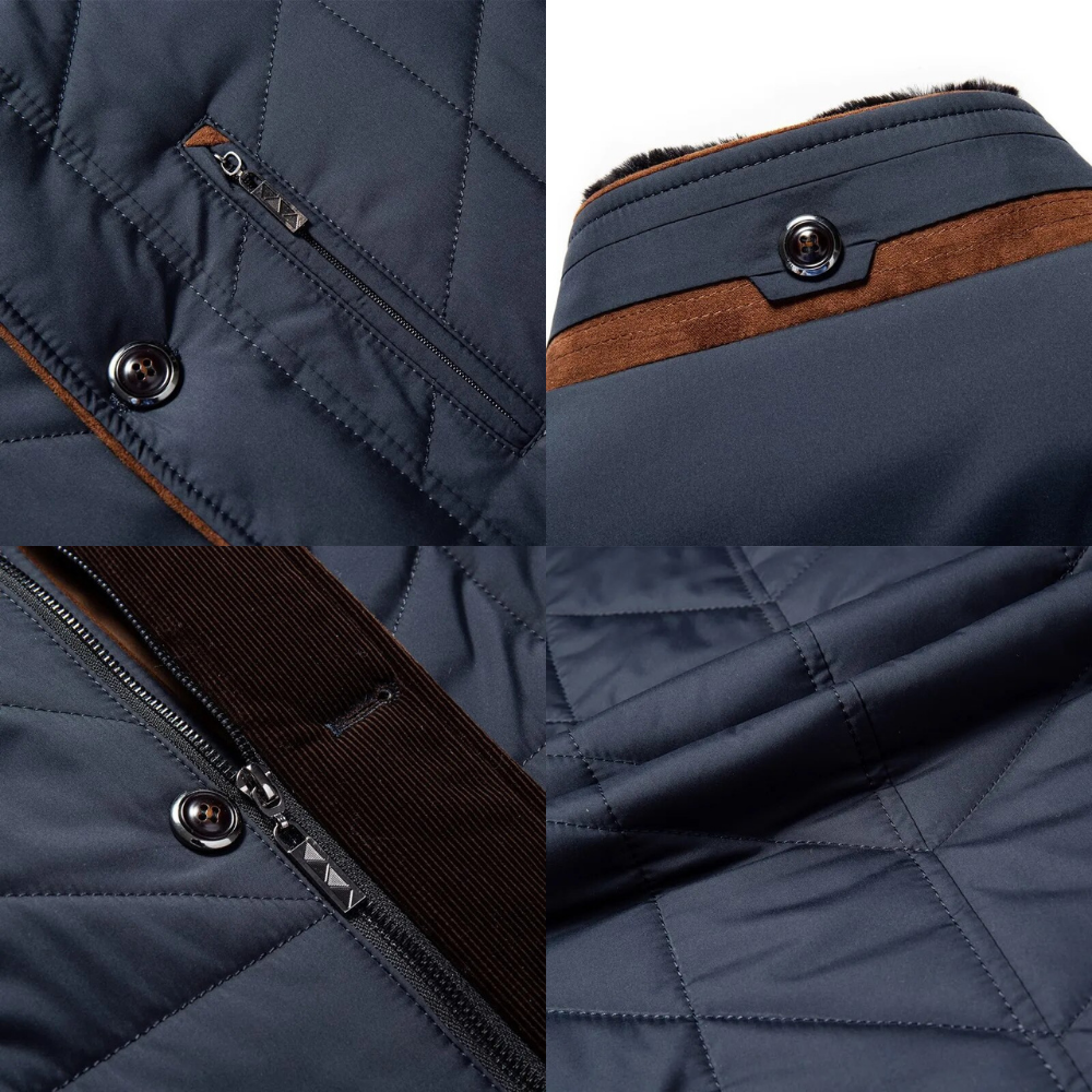 Comfortabele heren winterjas - Victor