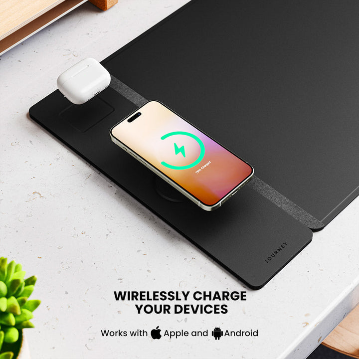 Draadloos oplaadbare bureaumat – ChargePad Flex
