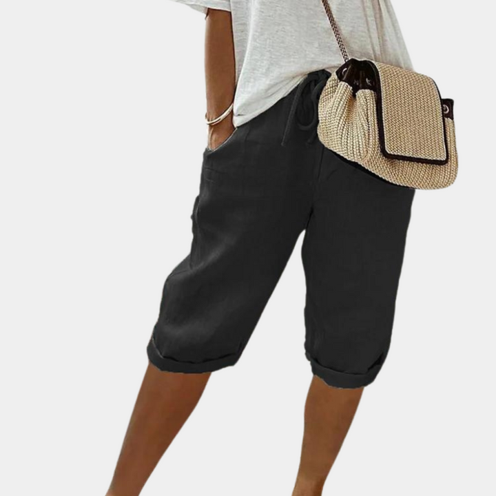 Ademende en flexibele shorts voor dames - Elara — afbeelding 4