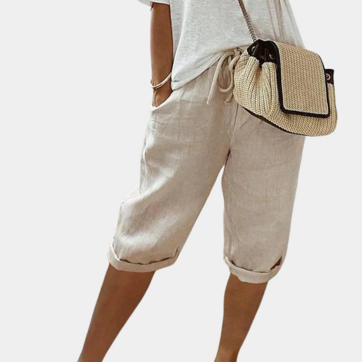 Ademende en flexibele shorts voor dames - Elara — afbeelding 5