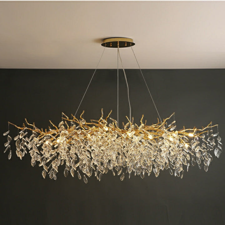 Elegante Takken Kroonluchter – Moderne Kristallen Hanglamp