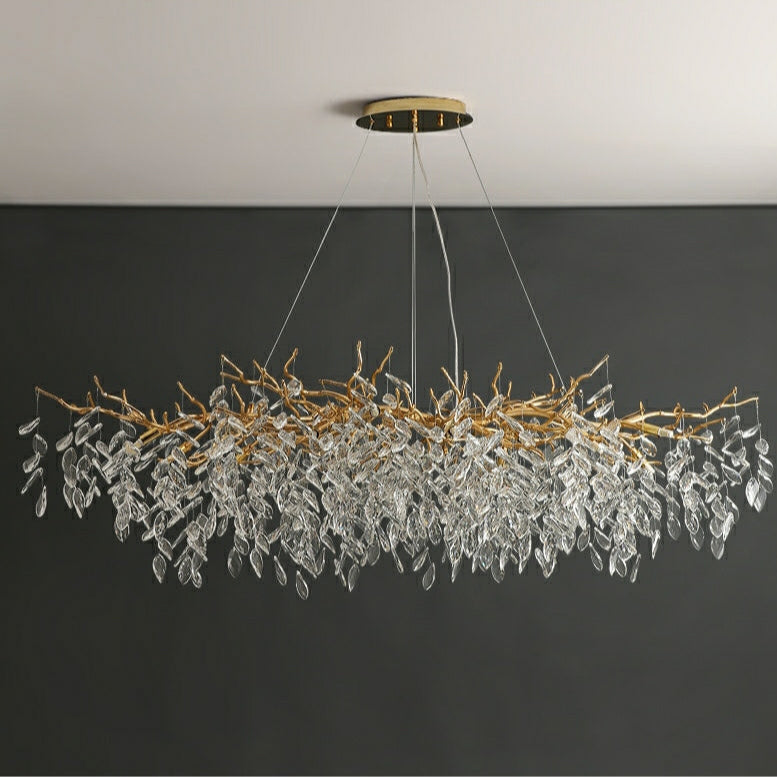 Elegante Takken Kroonluchter – Moderne Kristallen Hanglamp