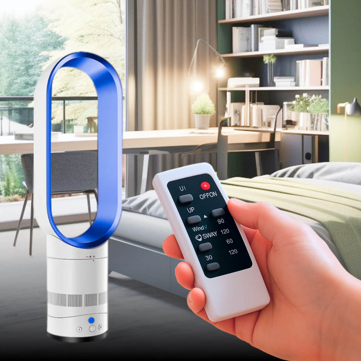 Veilige & stijlvolle bladloze ventilator voor comfort in huis
