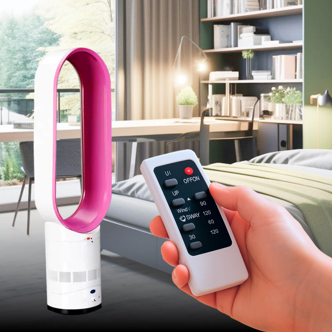 Veilige & stijlvolle bladloze ventilator voor comfort in huis
