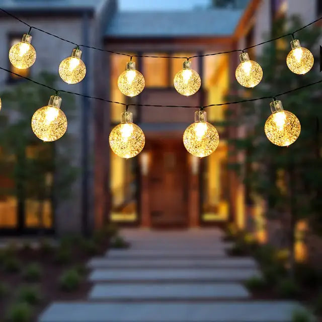 Solar-LED-lichtsnoer voor buiten met automatische verlichting