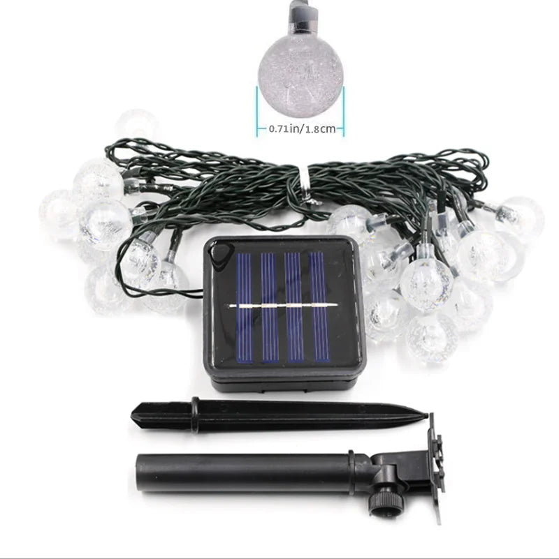 Solar-LED-lichtsnoer voor buiten met automatische verlichting