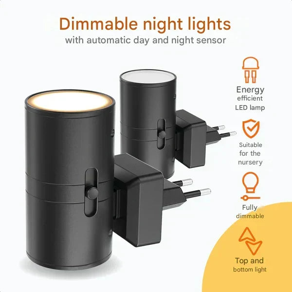 Dimbare nachtlamp met sensor – LumenGuard