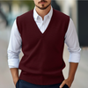 Mouwloos gebreid katoenen gilet - Bobby