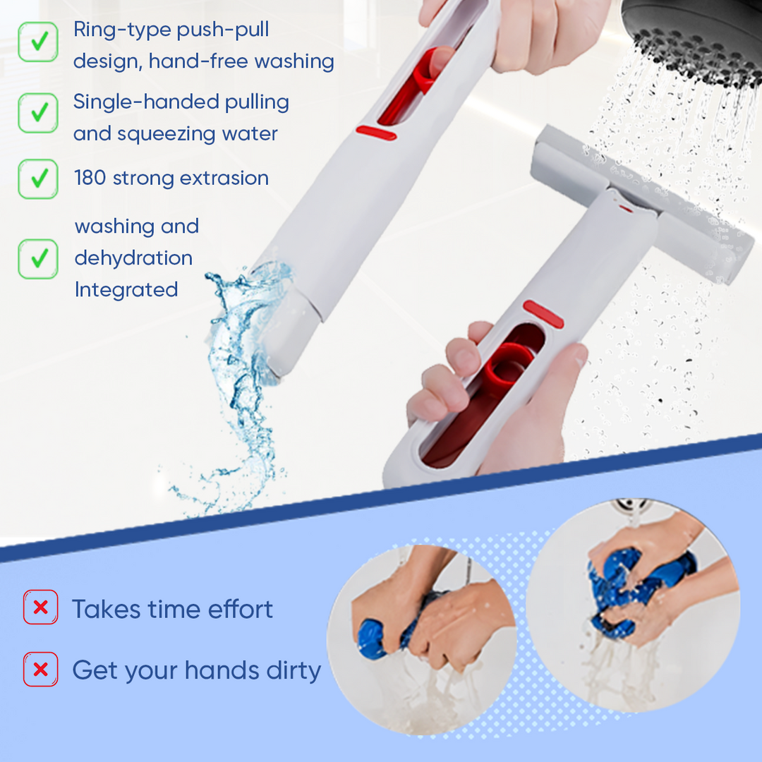 SnapMop PRO I Draagbare zelfknijpbare mini-mop