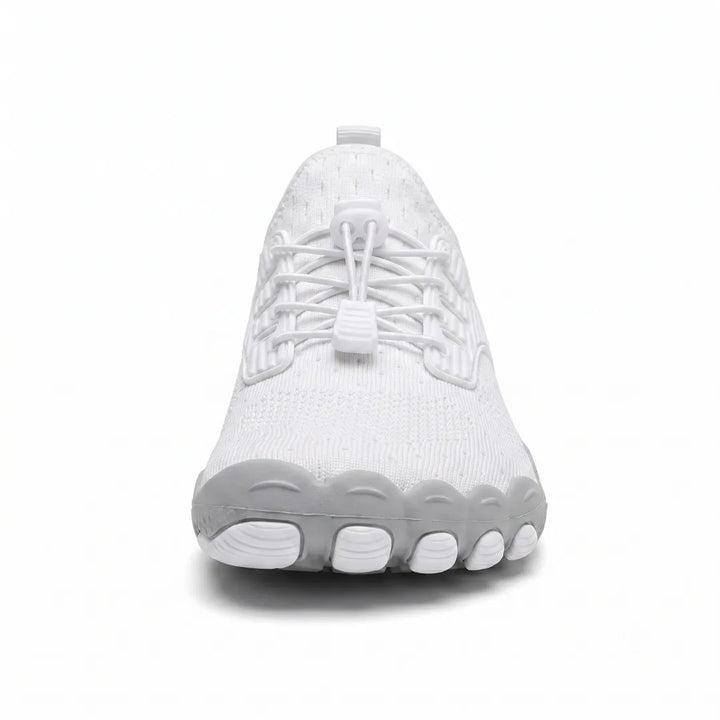 Barefoot sneaker voor dames met brede neus en flexibele zool