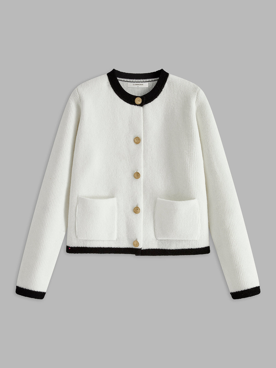 Contrast Trim Vest voor Dames - Serena