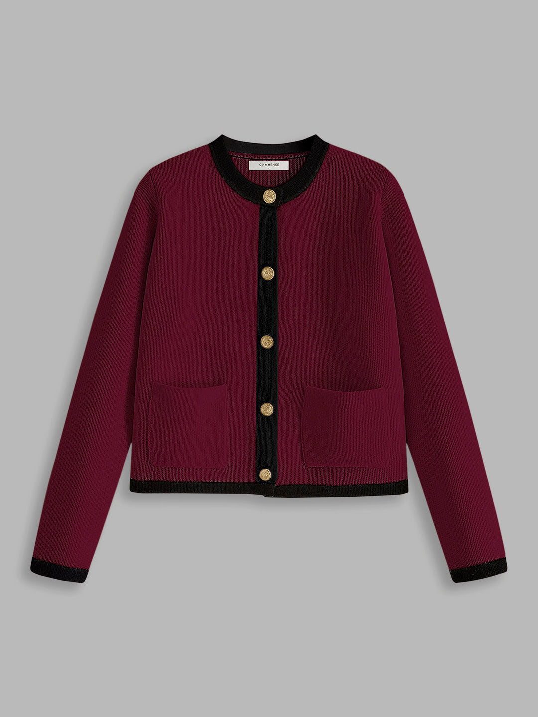 Contrast Trim Vest voor Dames - Serena