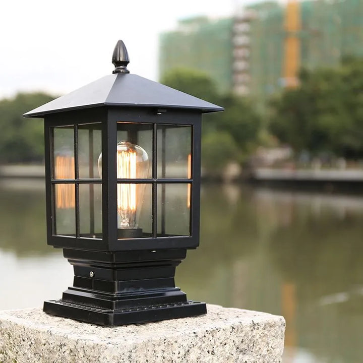 Buitenlantaarnlamp, opgebouwde lantaarnlook voor terrassen en entrees
