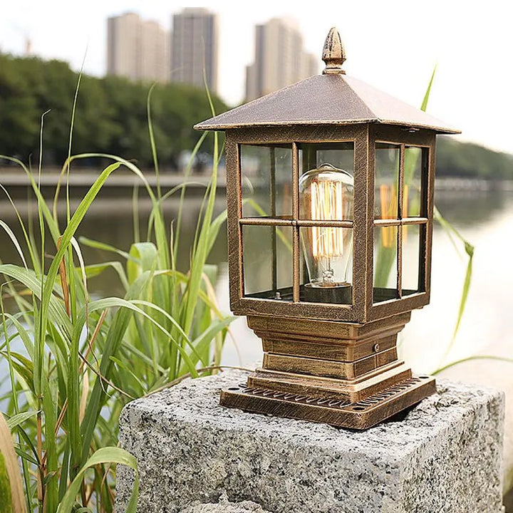 Buitenlantaarnlamp, opgebouwde lantaarnlook voor terrassen en entrees