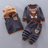 Driedelige babyset en peuterset met beermotief – BearHugs