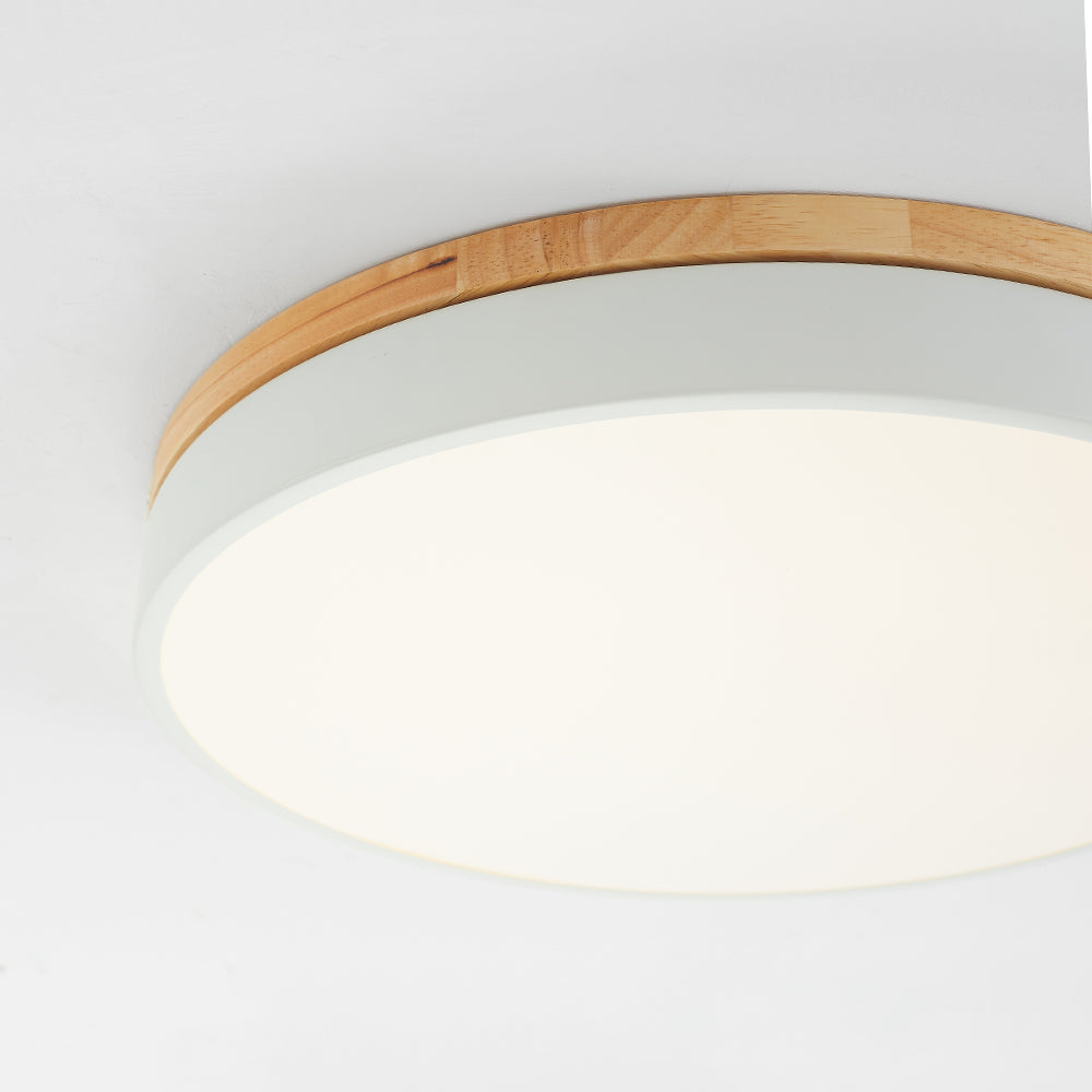 Slimme plafondlamp, rond dimbaar licht voor moderne kamers