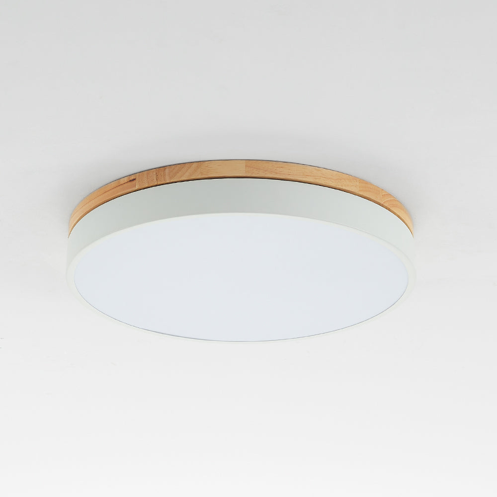 Slimme plafondlamp, rond dimbaar licht voor moderne kamers