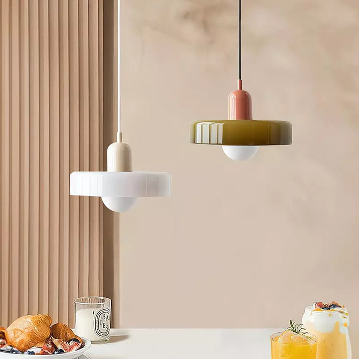 Moderne decoratieve hanglamp, gekleurde plafondhanglamp