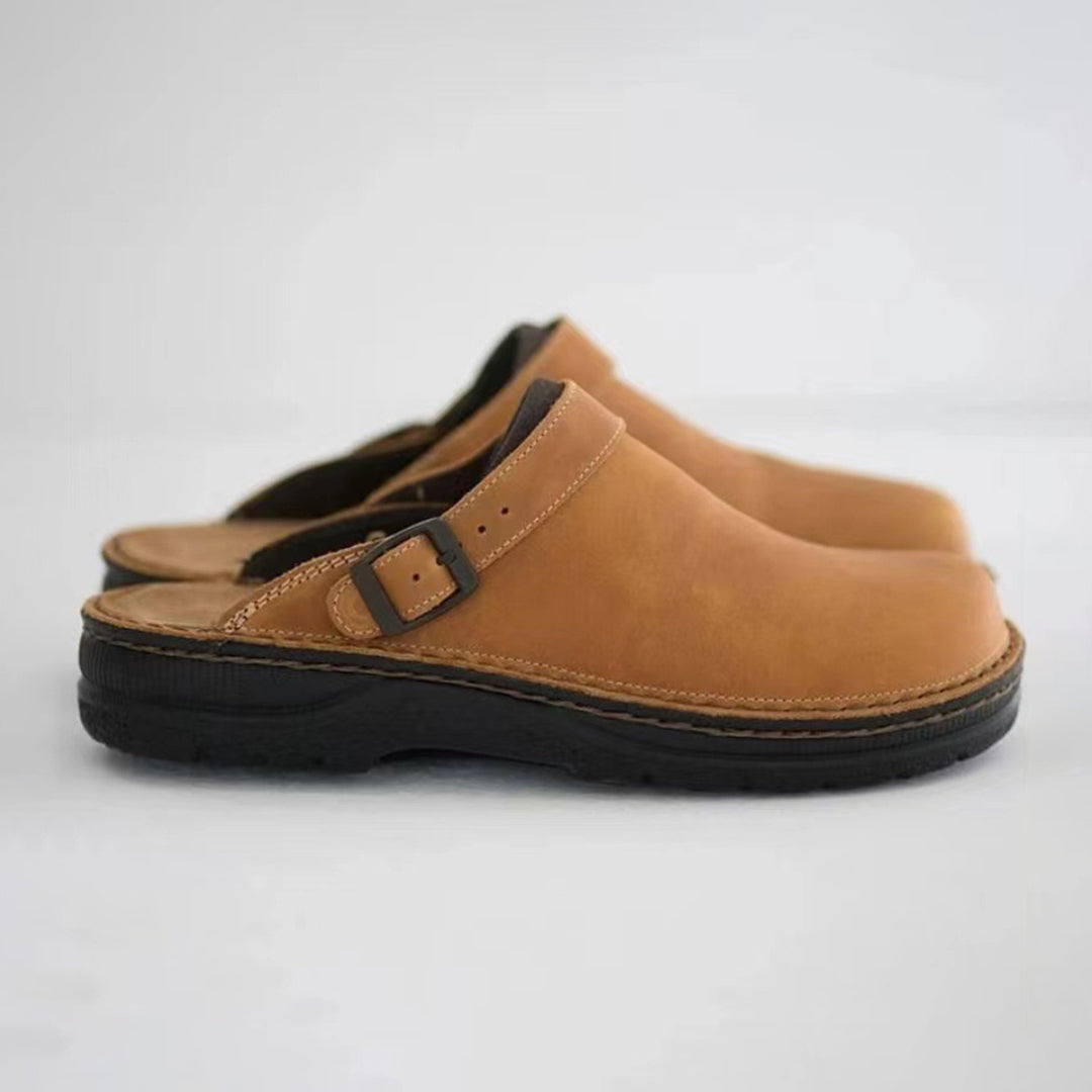 Benno - Hoogwaardige Lederslippers voor Ultiem Comfort — afbeelding 1