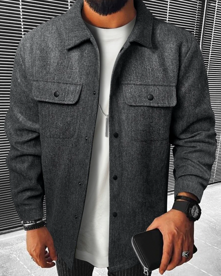 Warm Herenshirt met Zakken – Mateo