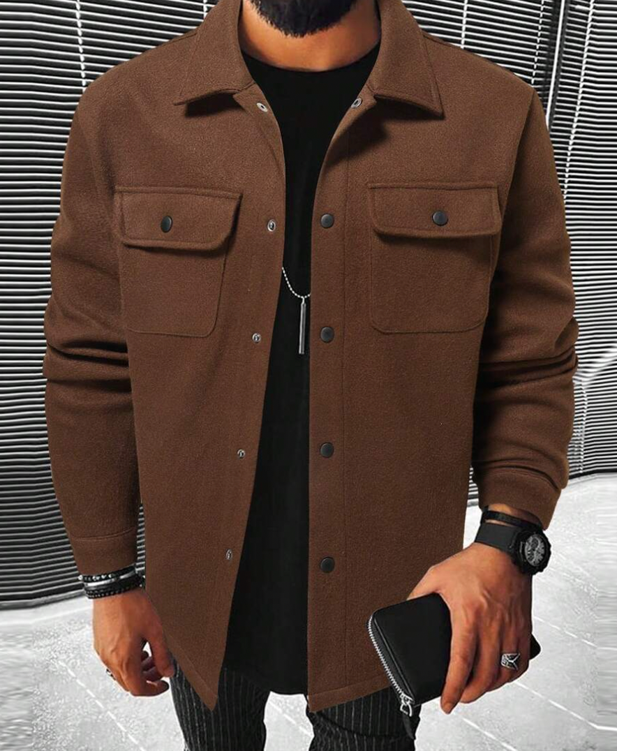 Warm Herenshirt met Zakken – Mateo