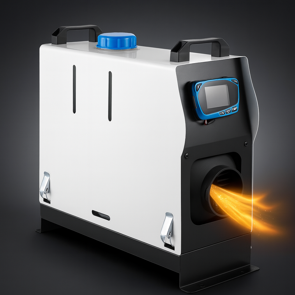 Draagbare dieselkachel 8 kW met lcd en afstandsbediening