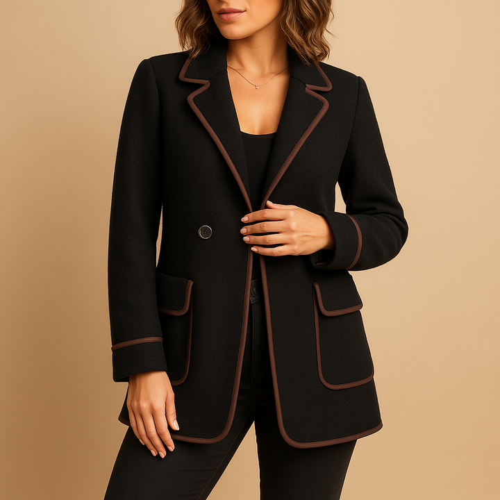Blazer Dames | Warm Gevoerd & Tijdloze Elegantie — afbeelding 1
