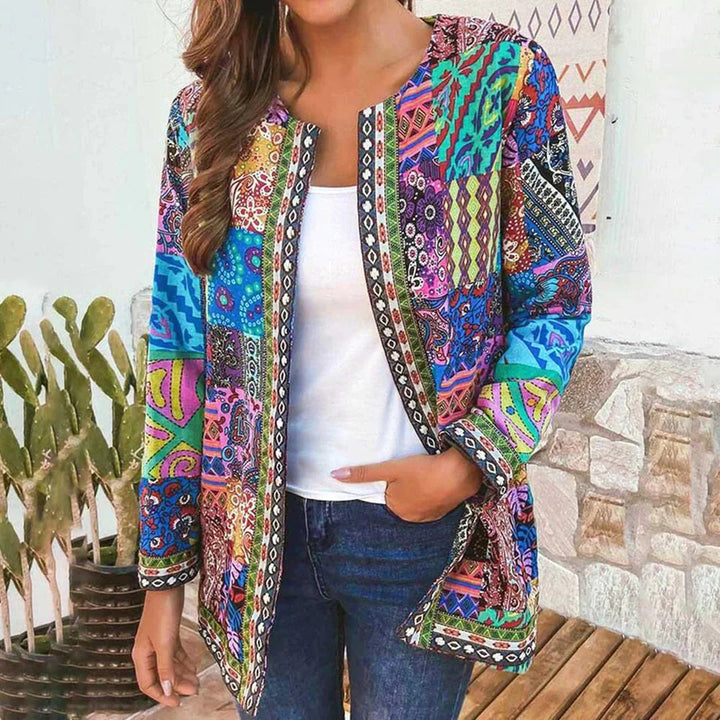 Gebreid Vest Retro Stijl Dames