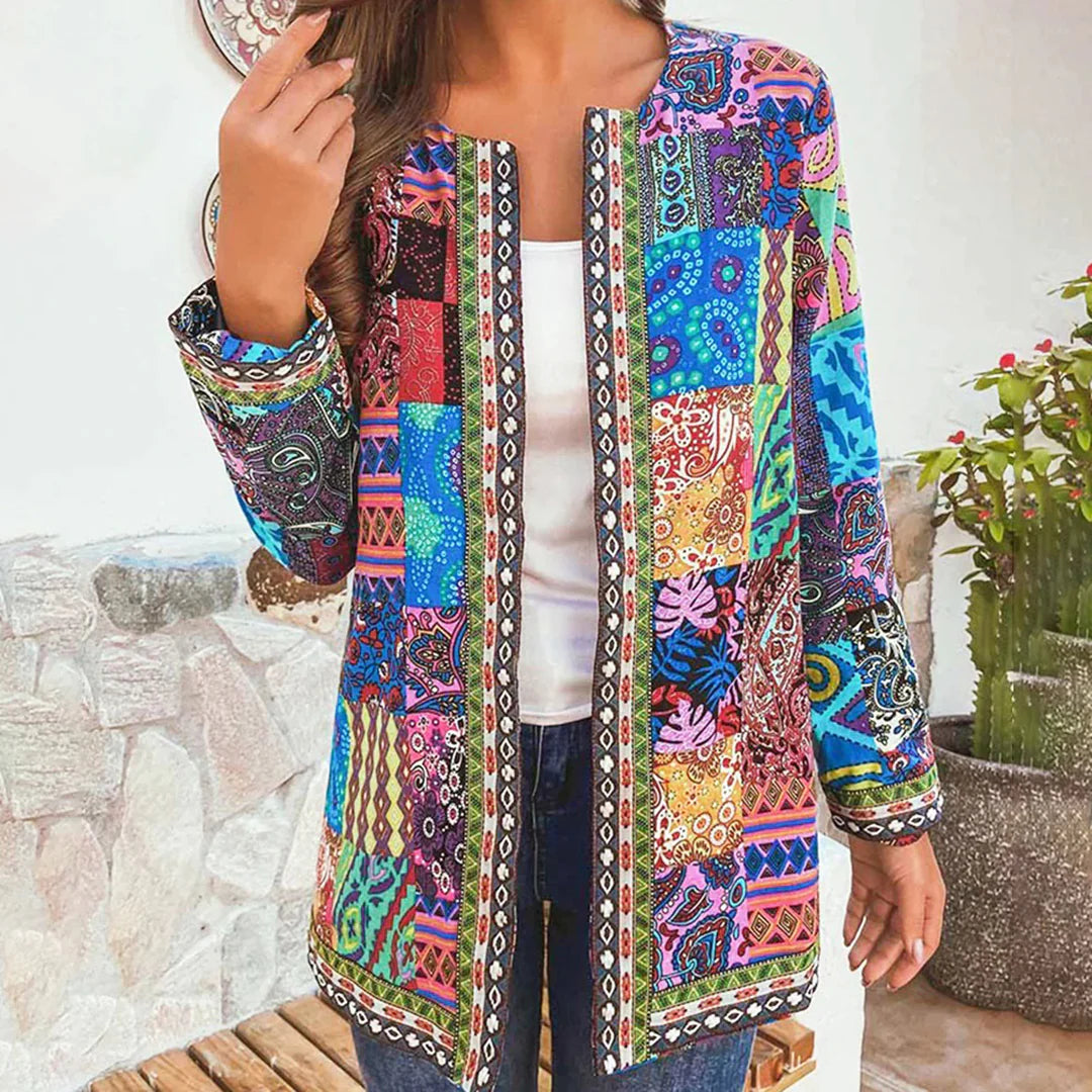 Gebreid Vest Retro Stijl Dames