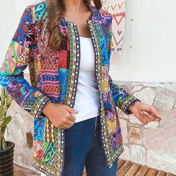 Gebreid Vest Retro Stijl Dames