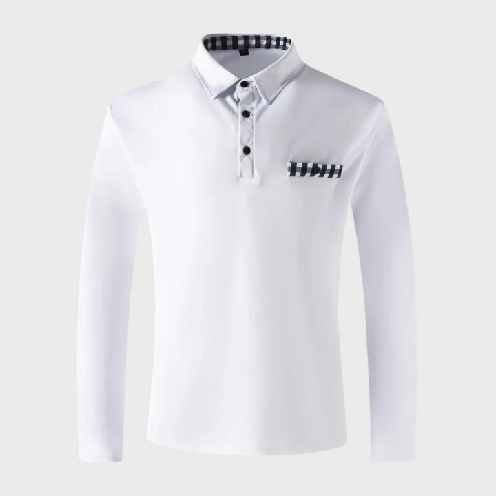 Heren Polo met Lange Mouwen - Oliver