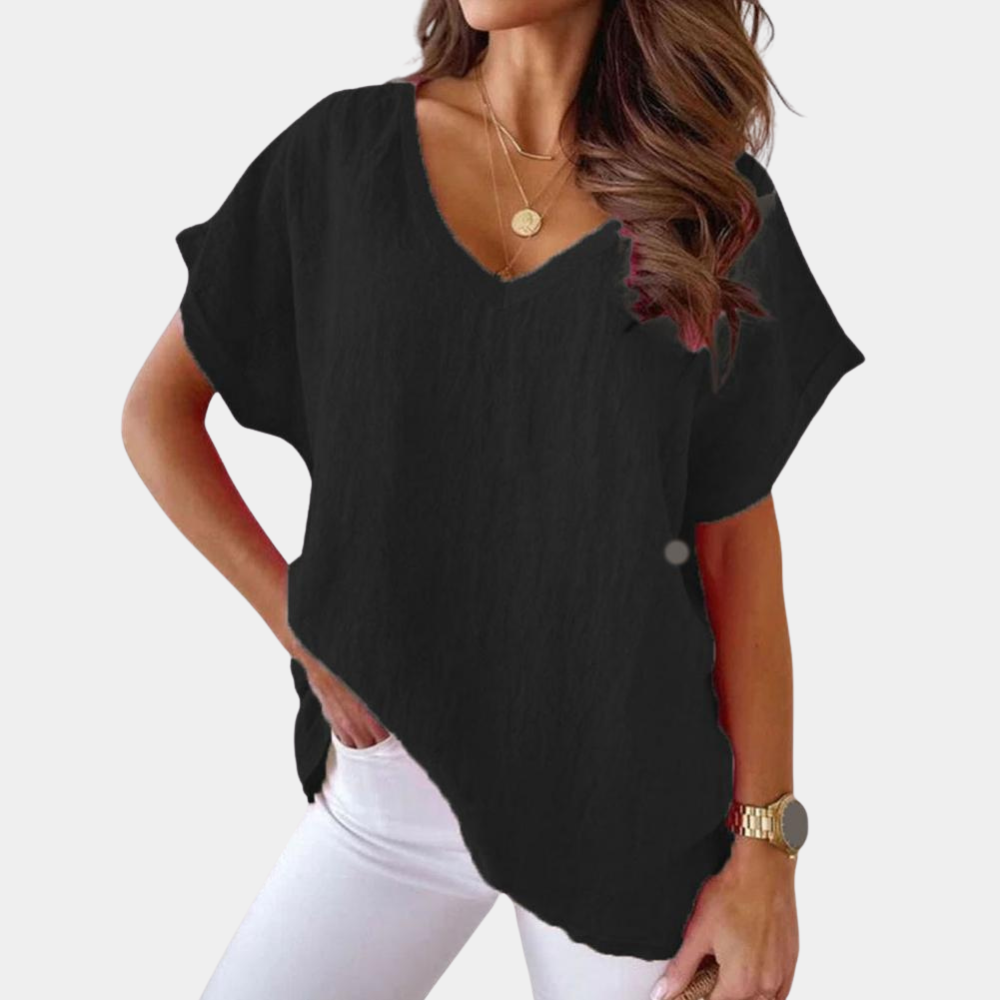 Casual T-shirt voor Dames met Stijlvolle Uitstraling