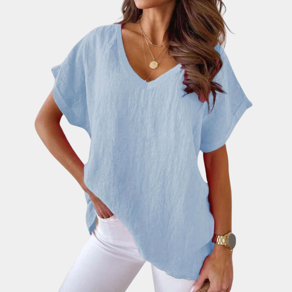 Casual T-shirt voor Dames met Stijlvolle Uitstraling