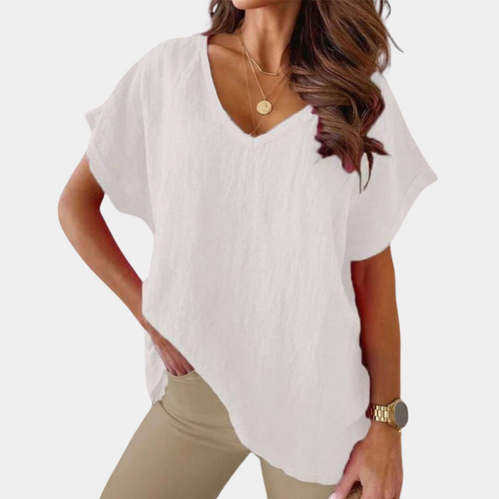 Casual T-shirt voor Dames met Stijlvolle Uitstraling