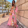 Abstract Print Maxi Jurk