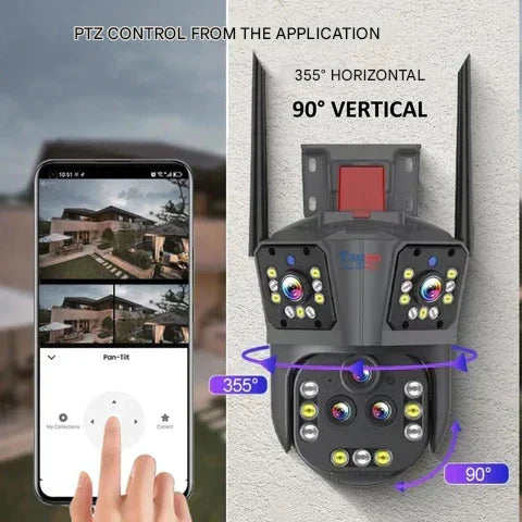 10K wifi-beveiligingscamera met 20 MP, 20x zoom – DualGuard Ultra 10K