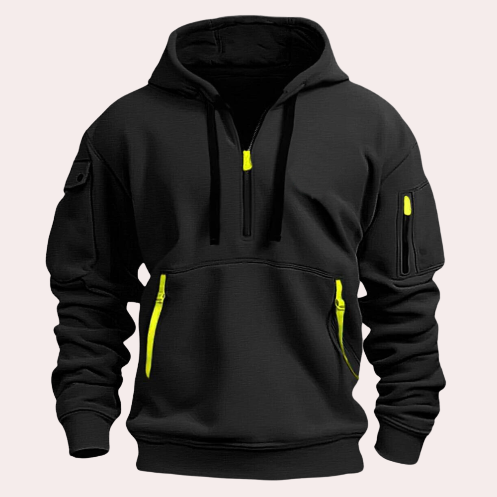 Rolan - Herenhoodie met meerdere zakken