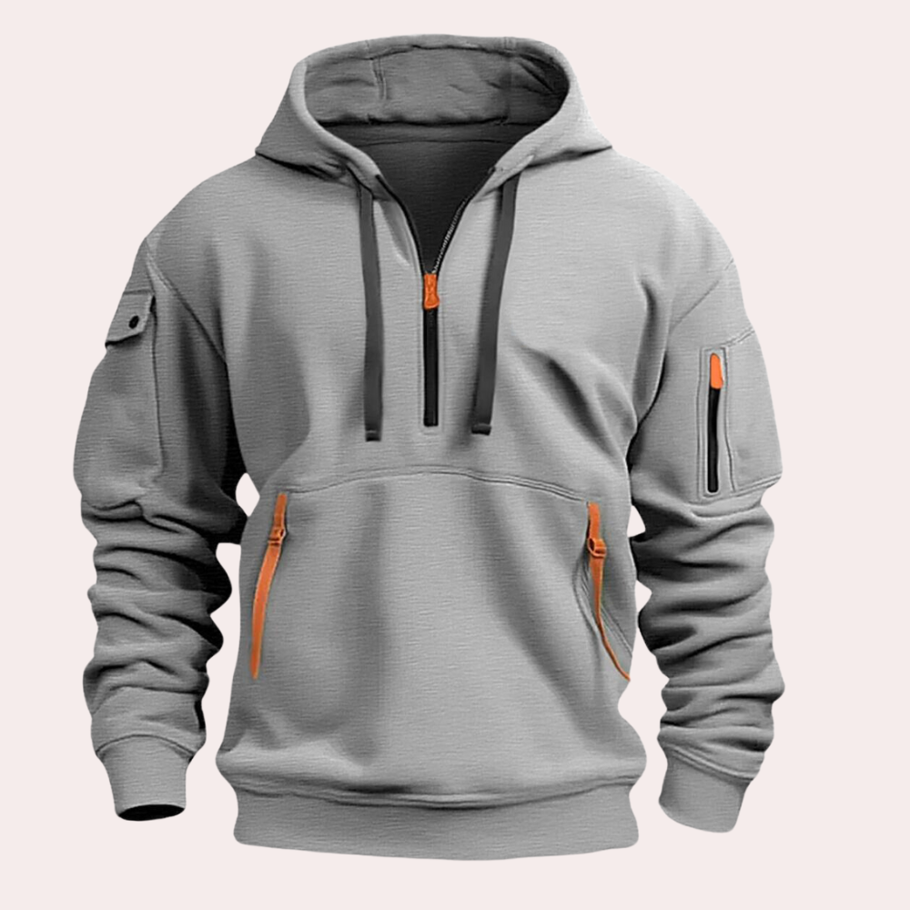Rolan - Herenhoodie met meerdere zakken