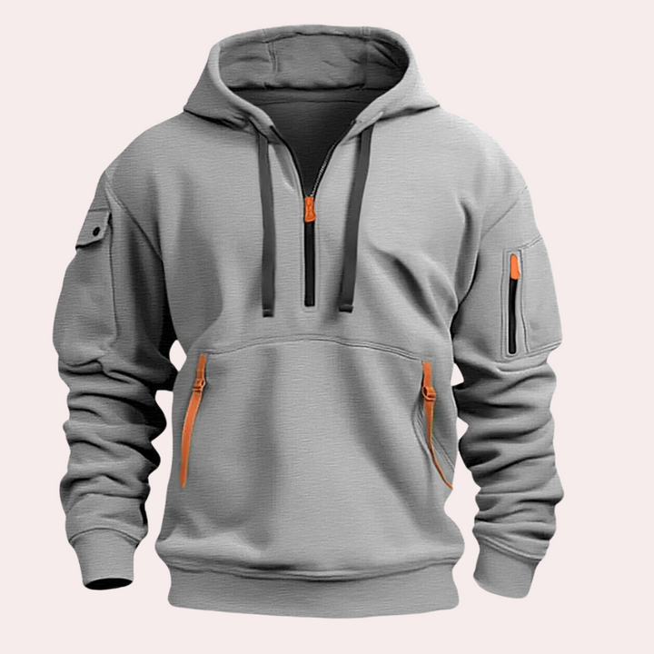 Rolan - Herenhoodie met meerdere zakken