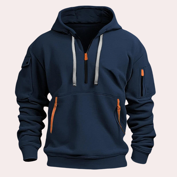Rolan - Herenhoodie met meerdere zakken