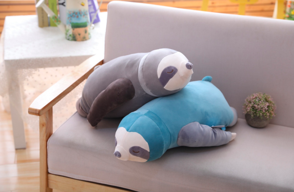 Grote luiaard knuffel, knuffelig cadeau-idee